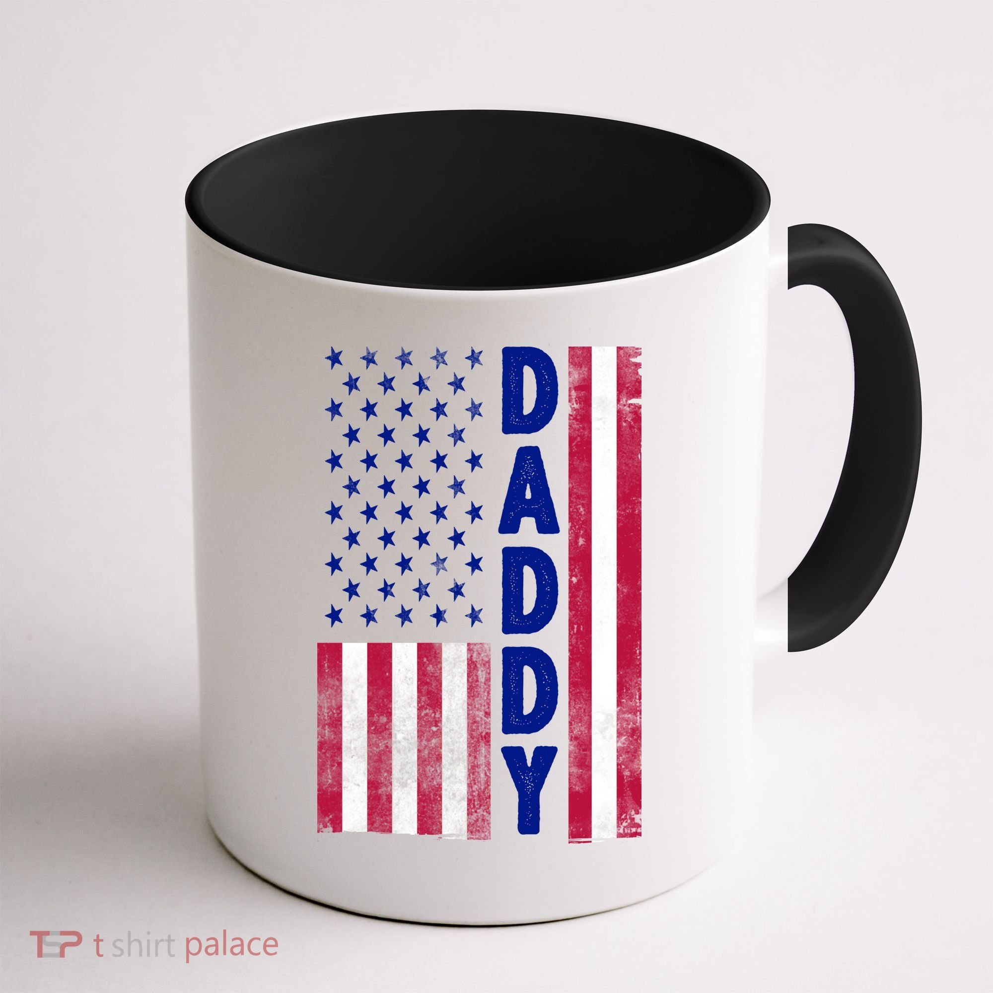 Patriotic American Flag Dad Father's Day Coffee Mug