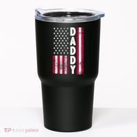 Patriotic American Flag Dad Father's Day Tumbler thumb 0