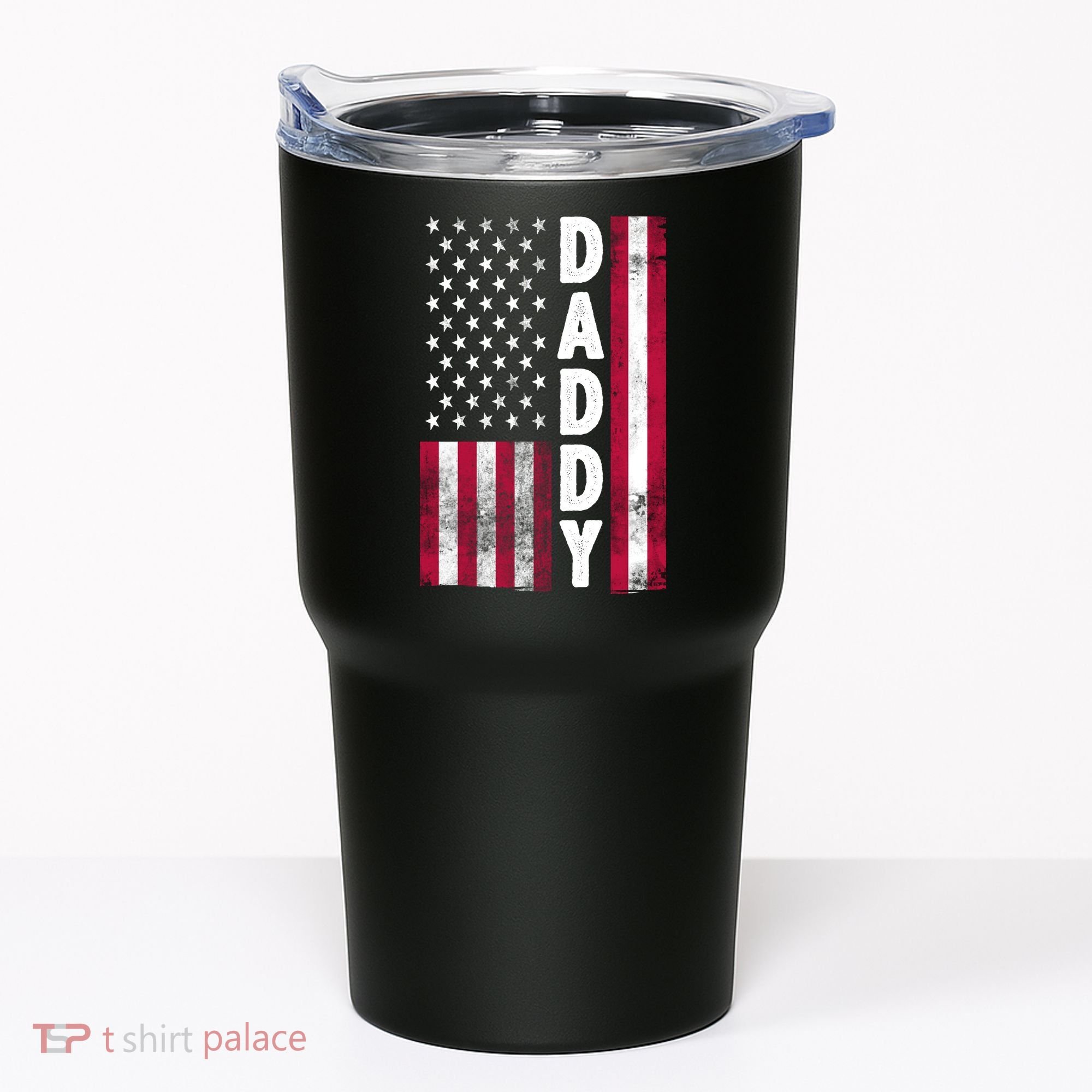 Patriotic American Flag Dad Father's Day Tumbler
