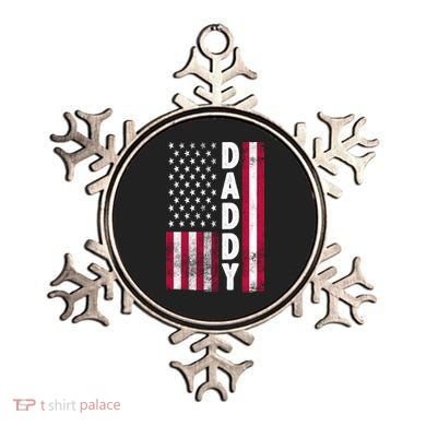 Patriotic American Flag Dad Father's Day Ornament