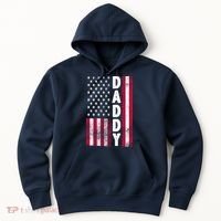 Patriotic American Flag Dad Father's Day Hoodie thumb 0
