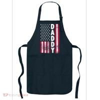 Patriotic American Flag Dad Father's Day Apron thumb 0