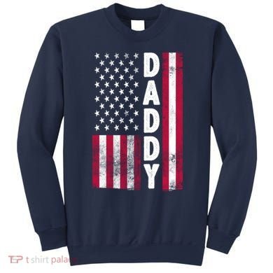 Patriotic American Flag Dad Father's Day Sweatshirt