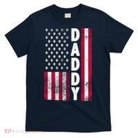 Patriotic American Flag Dad Father's Day T-Shirt thumb 0