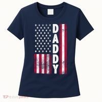 Patriotic American Flag Dad Father's Day Women's T-Shirt thumb 0