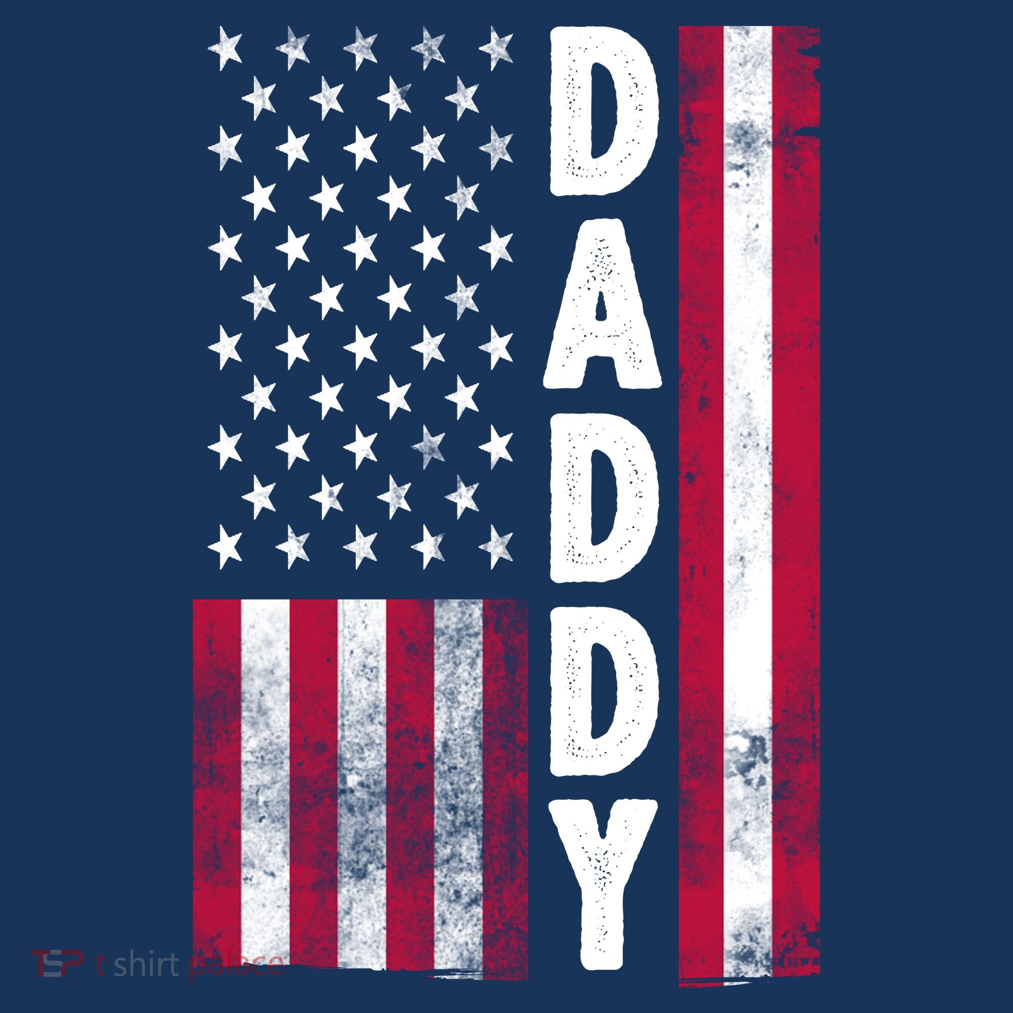 Patriotic American Flag Dad Father's Day Kids Sweatshirt