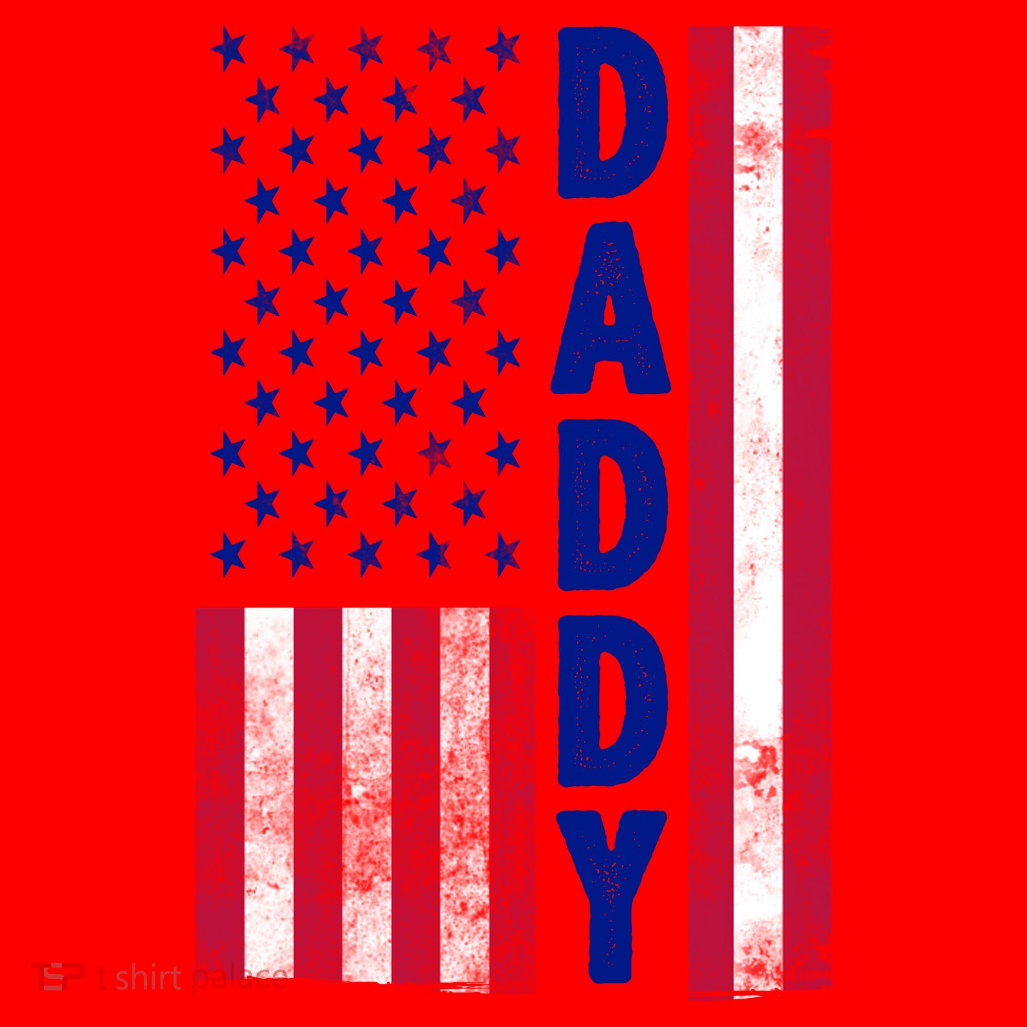 Patriotic American Flag Dad Father's Day Santa Hat