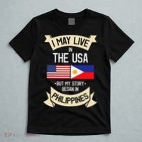 Philippines American Flag USA Filipino Roots Gifts T-Shirt thumb 5