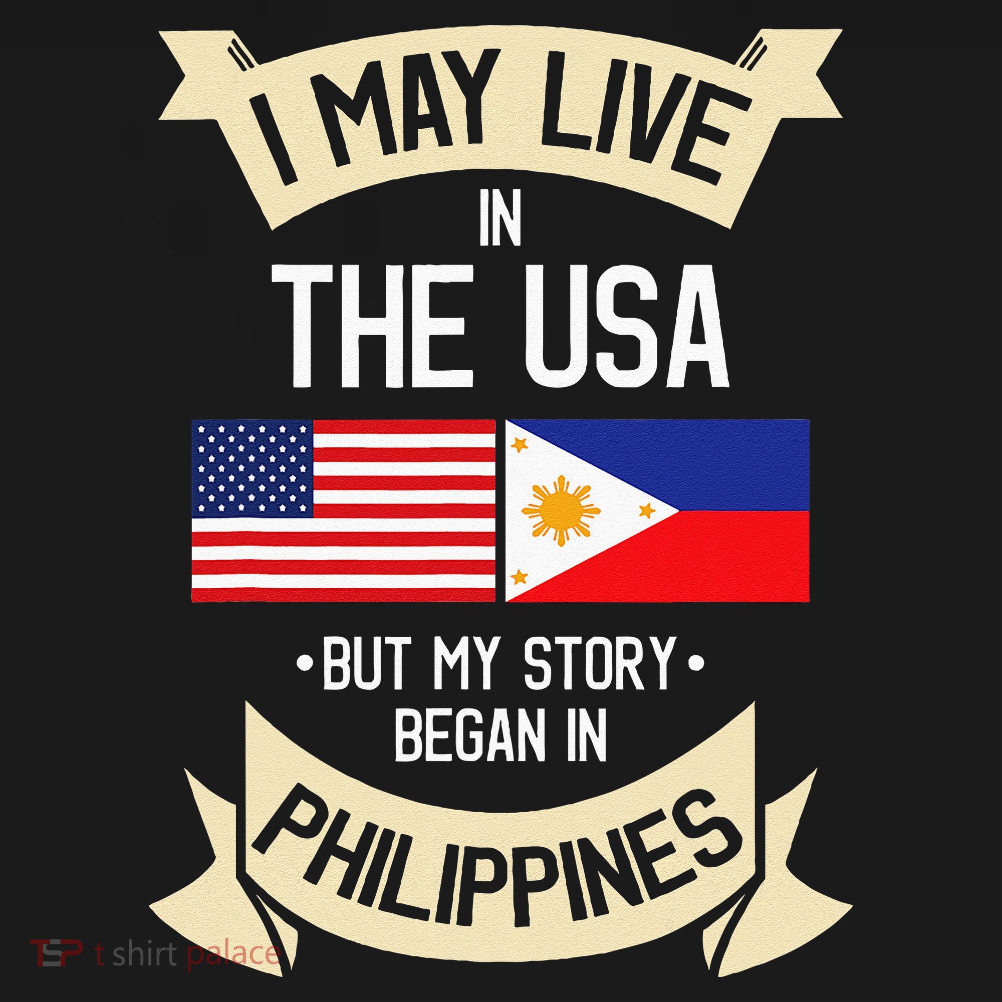 Philippines American Flag USA Filipino Roots Gifts Women's Hoodie
