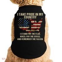 Patriotic American Flag Doggie Tank thumb 0