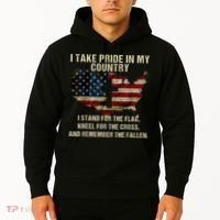 Patriotic American Flag Hoodie thumb 2