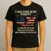 Patriotic American Flag T-Shirt thumb 3