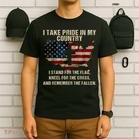 Patriotic American Flag T-Shirt thumb 6