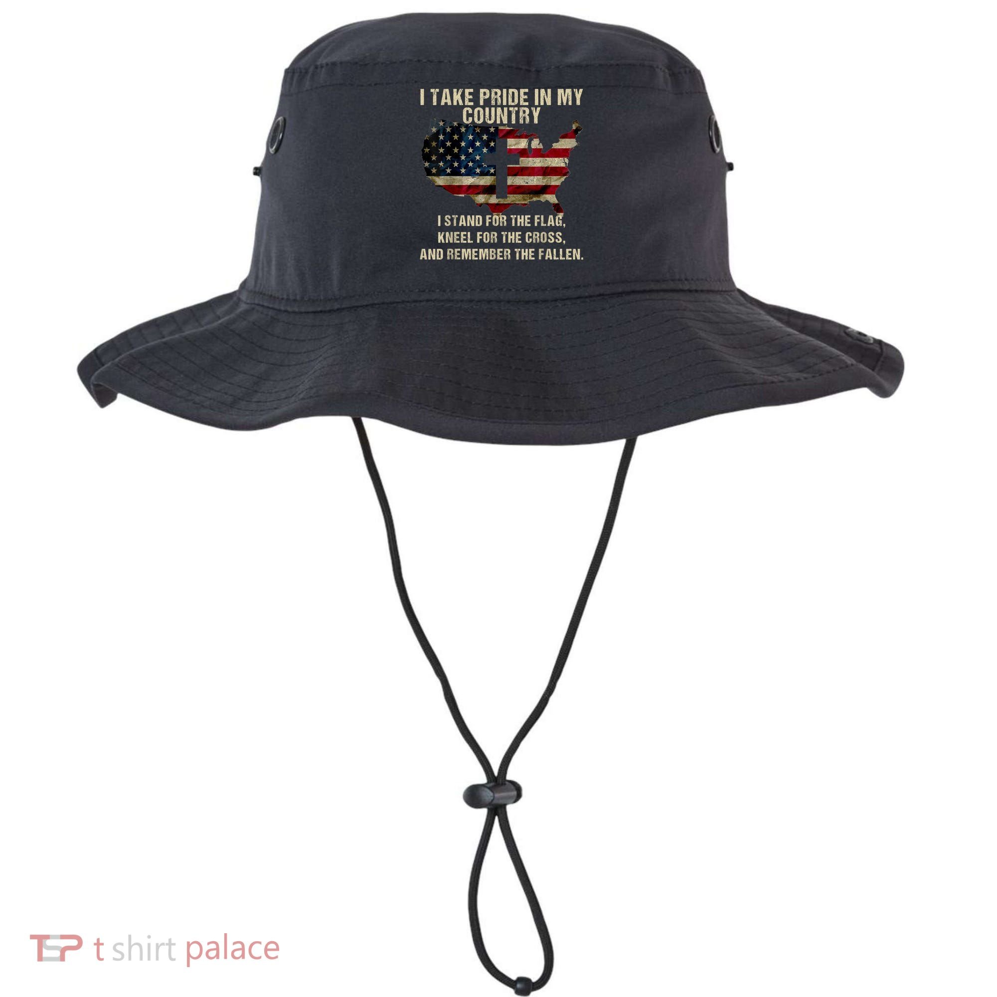 Patriotic American Flag Bucket Hat