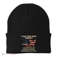 Patriotic American Flag Beanie thumb 0
