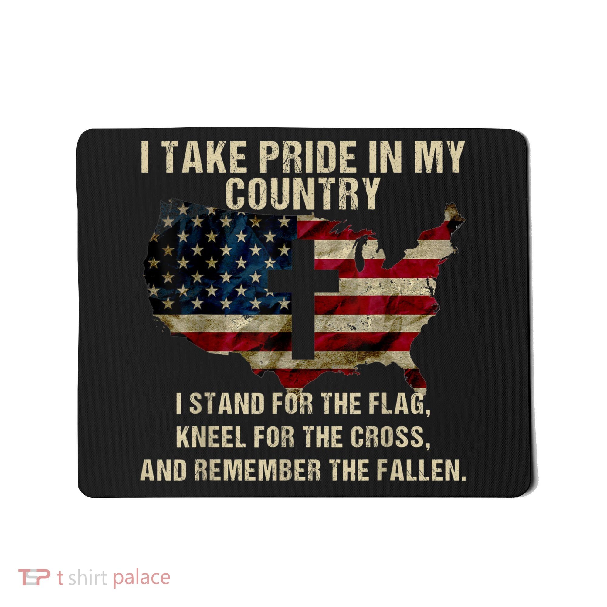 Patriotic American Flag Mousepad