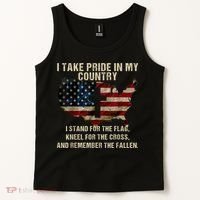 Patriotic American Flag Tank Top thumb 2