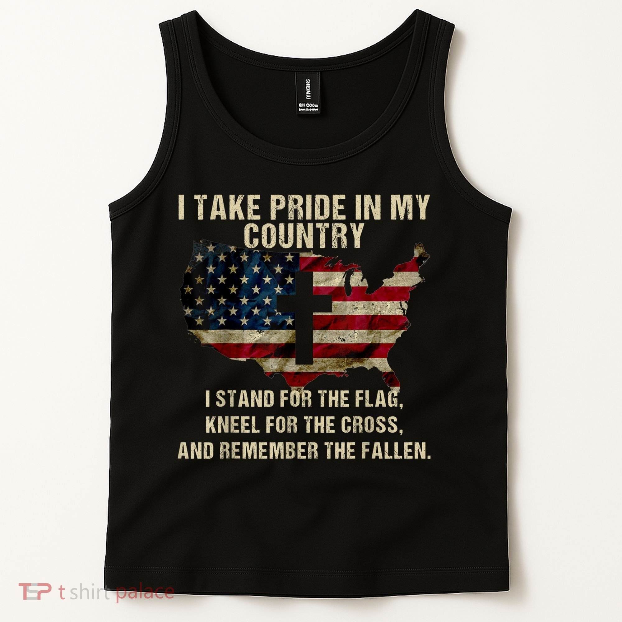 Patriotic American Flag Tank Top