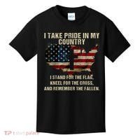 Patriotic American Flag Kids T-Shirt thumb 0