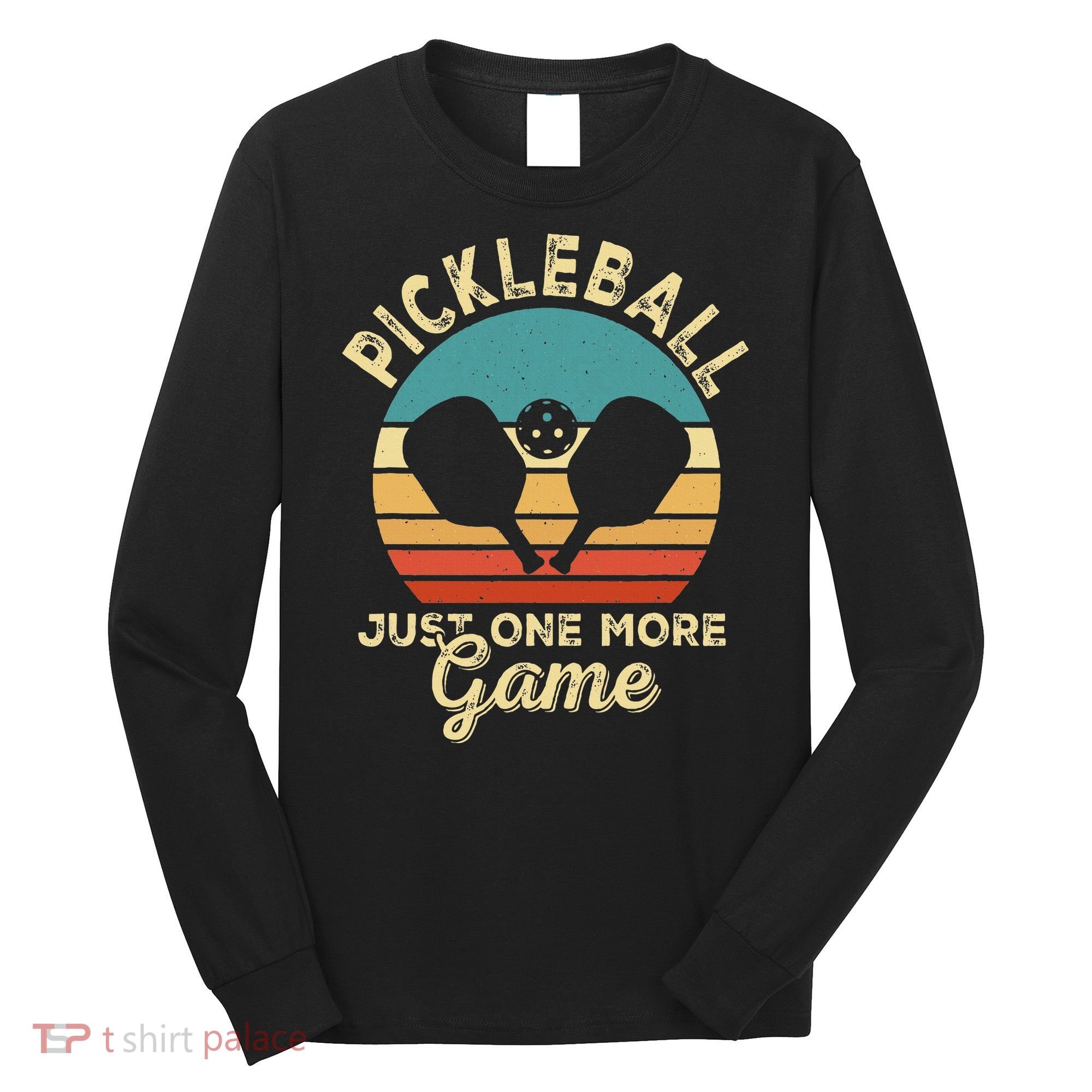 Pickleball Art For Women Paddle Pickleball Player Long Sleeve Shirt