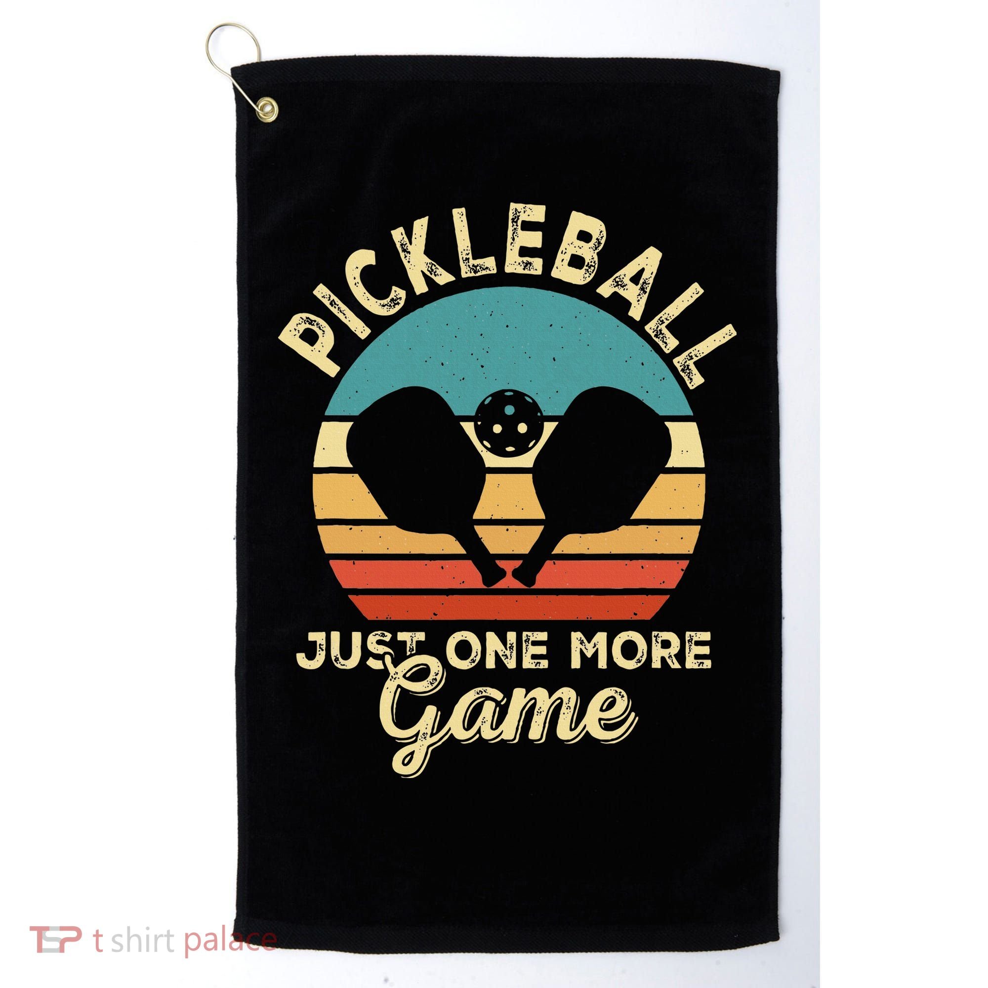 Pickleball Art For Women Paddle Pickleball Player Golf Towel