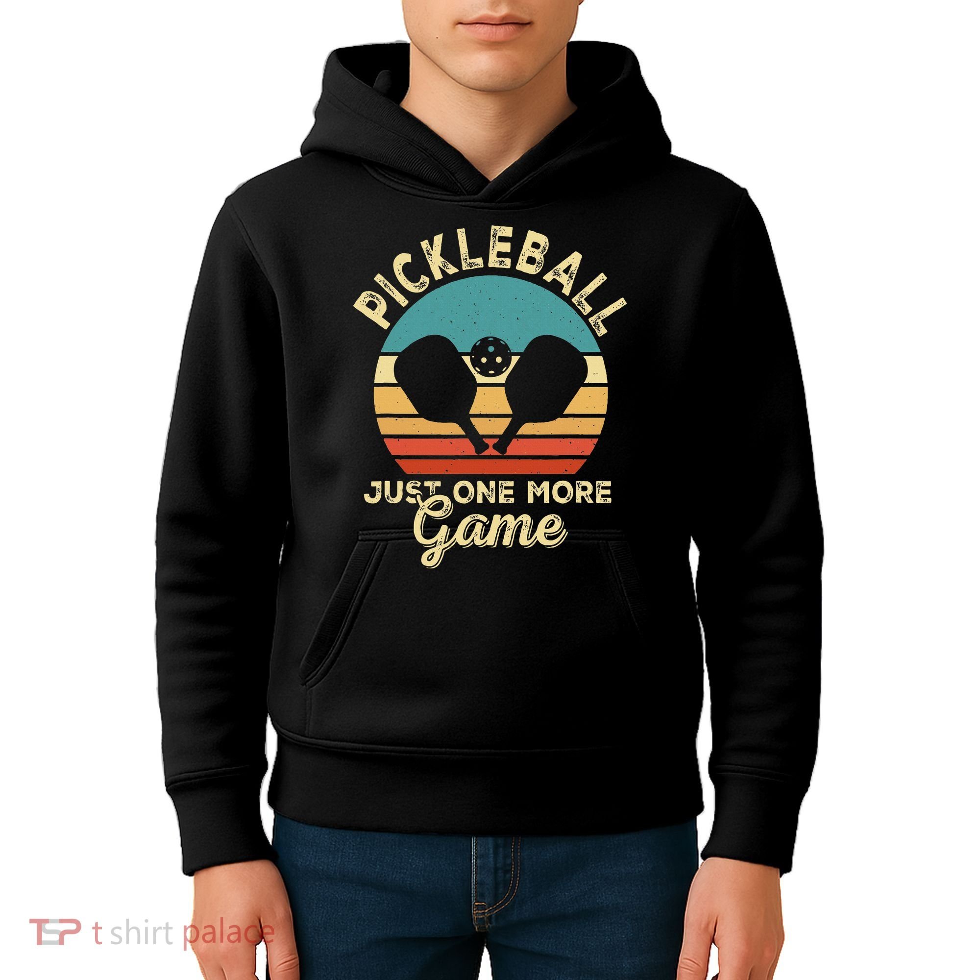 Pickleball Art For Women Paddle Pickleball Player Kids Hoodie
