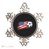 Patriotic American Flag Soccer USA Ball Ornament thumb 0