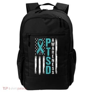Ptsd Awareness Flag Post Traumatic Stress Disorder Warrior Gift Backpack