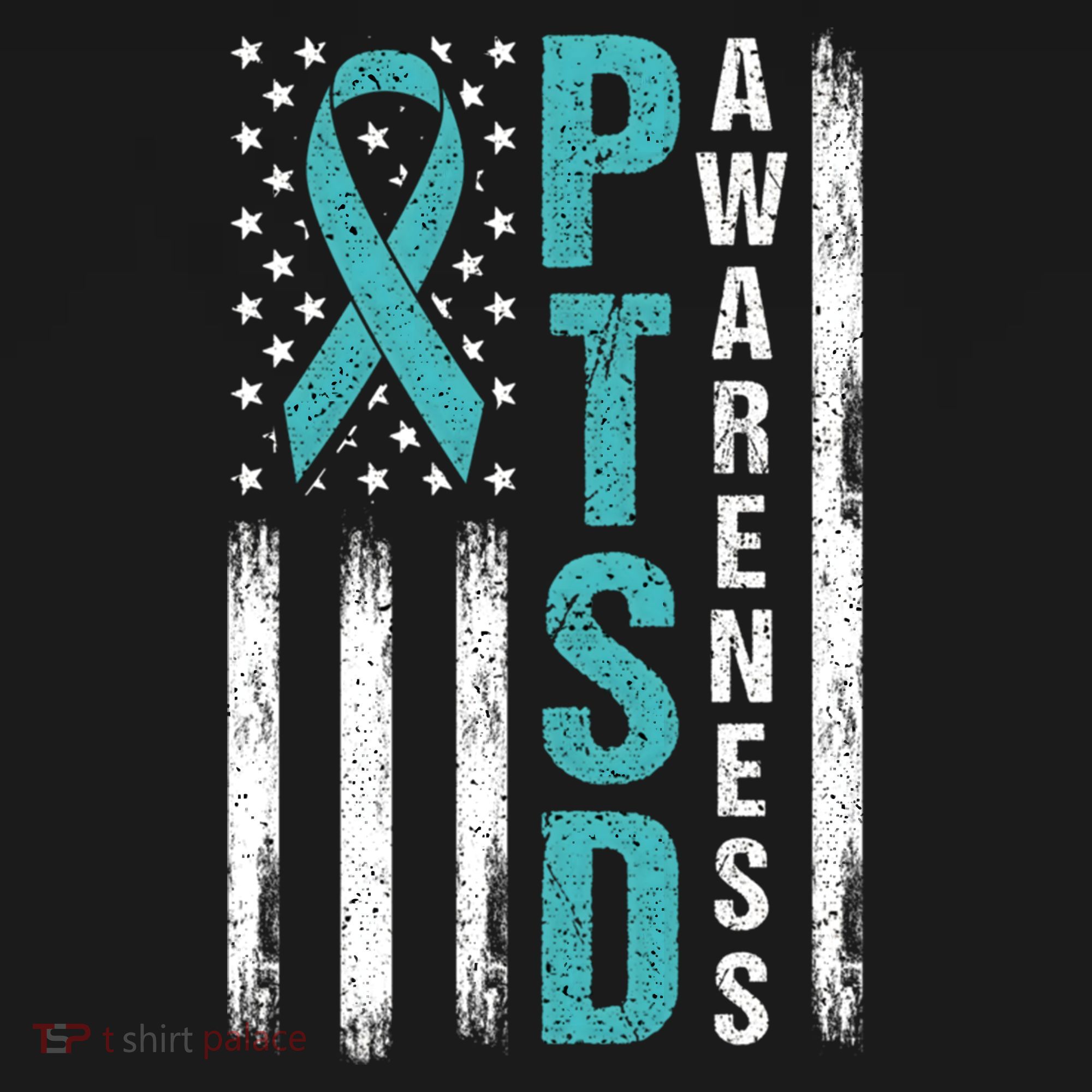 Ptsd Awareness Flag Post Traumatic Stress Disorder Warrior Gift Backpack