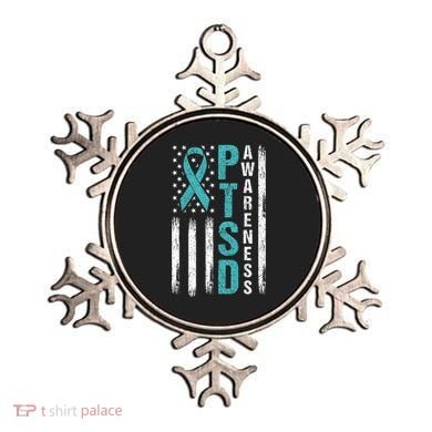 Ptsd Awareness Flag Post Traumatic Stress Disorder Warrior Gift Ornament