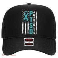 Ptsd Awareness Flag Post Traumatic Stress Disorder Warrior Gift Hat thumb 0