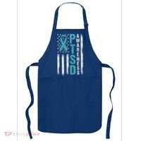 Ptsd Awareness Flag Post Traumatic Stress Disorder Warrior Gift Apron thumb 0