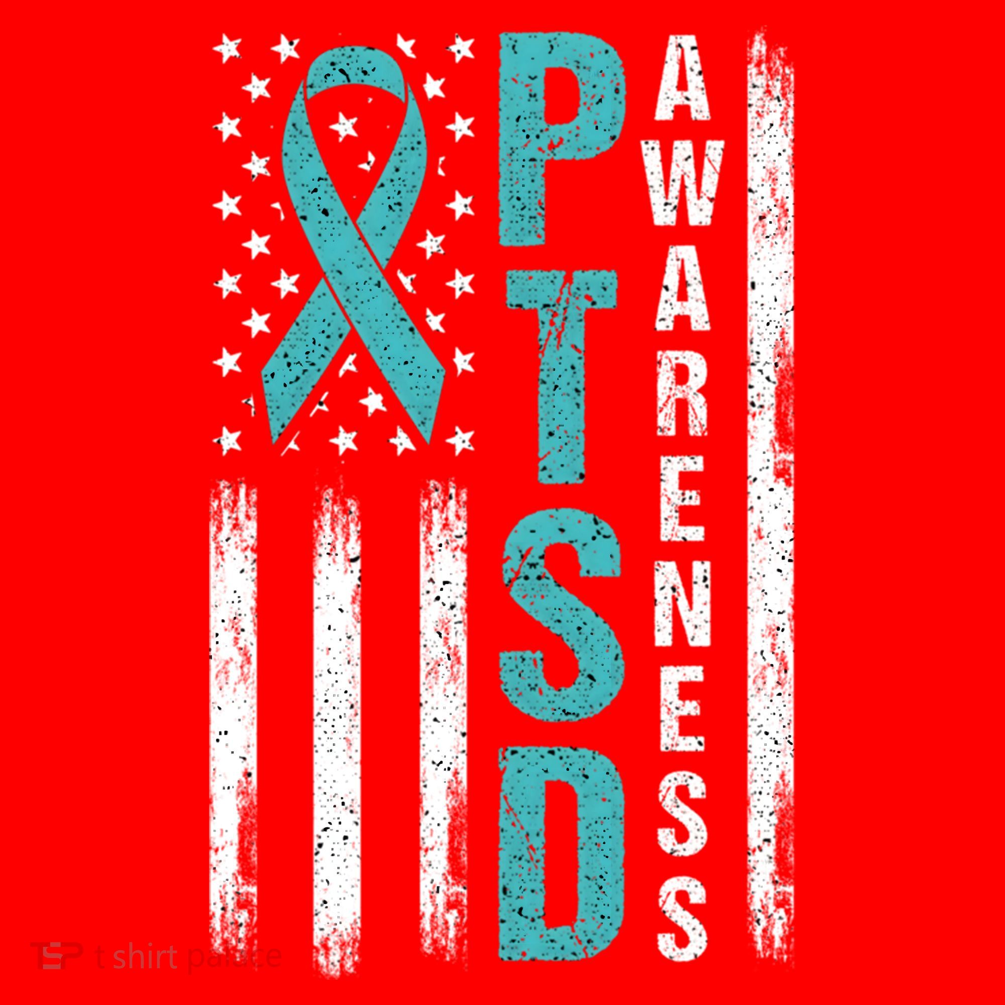 Ptsd Awareness Flag Post Traumatic Stress Disorder Warrior Gift Santa Hat