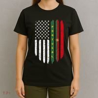 Portuguese American Flag Portugal Roots Dad Gift T-Shirt thumb 4