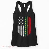 Portuguese American Flag Portugal Roots Dad Gift Women's Tank Top thumb 0