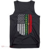 Portuguese American Flag Portugal Roots Dad Gift Tank Top thumb 0