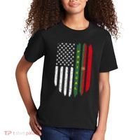 Portuguese American Flag Portugal Roots Dad Gift Kids T-Shirt thumb 2