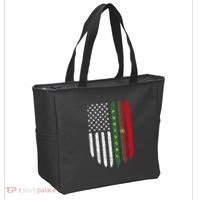 Portuguese American Flag Portugal Roots Dad Gift Tote Bag thumb 2