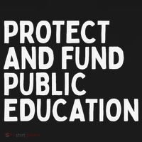 Protect And Fund Public Education Public Teachers Schools Kids Sweatshirt thumb 2