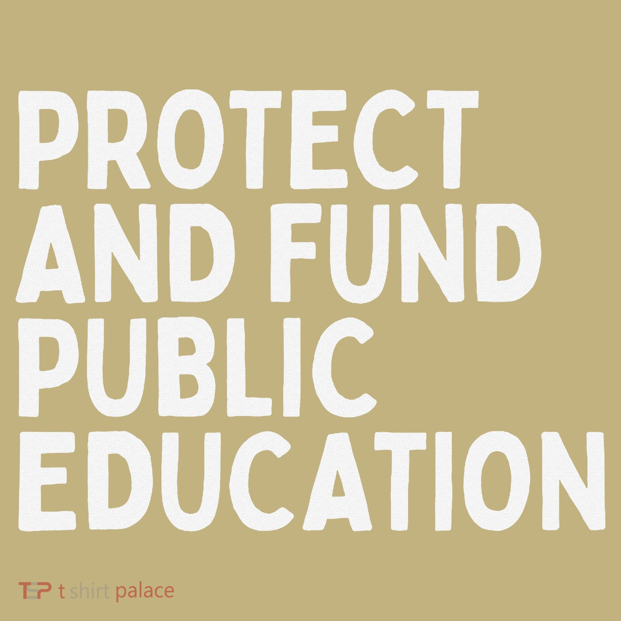 Protect And Fund Public Education Public Teachers Schools T-Shirt