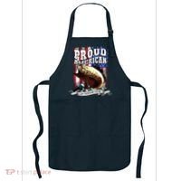 Proud American Flag Let Freedom Reign Fishing Apron thumb 0