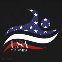 Patriotic American Flag Swimming Usa Gift Swim Team Sweatshirt thumb 3