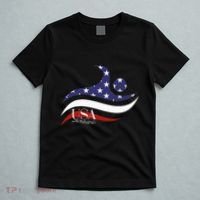 Patriotic American Flag Swimming Usa Gift Swim Team T-Shirt thumb 5