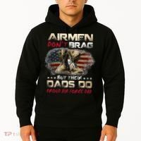 Proud Air Force Dad Air Force Graduation Air Tee Hoodie thumb 2
