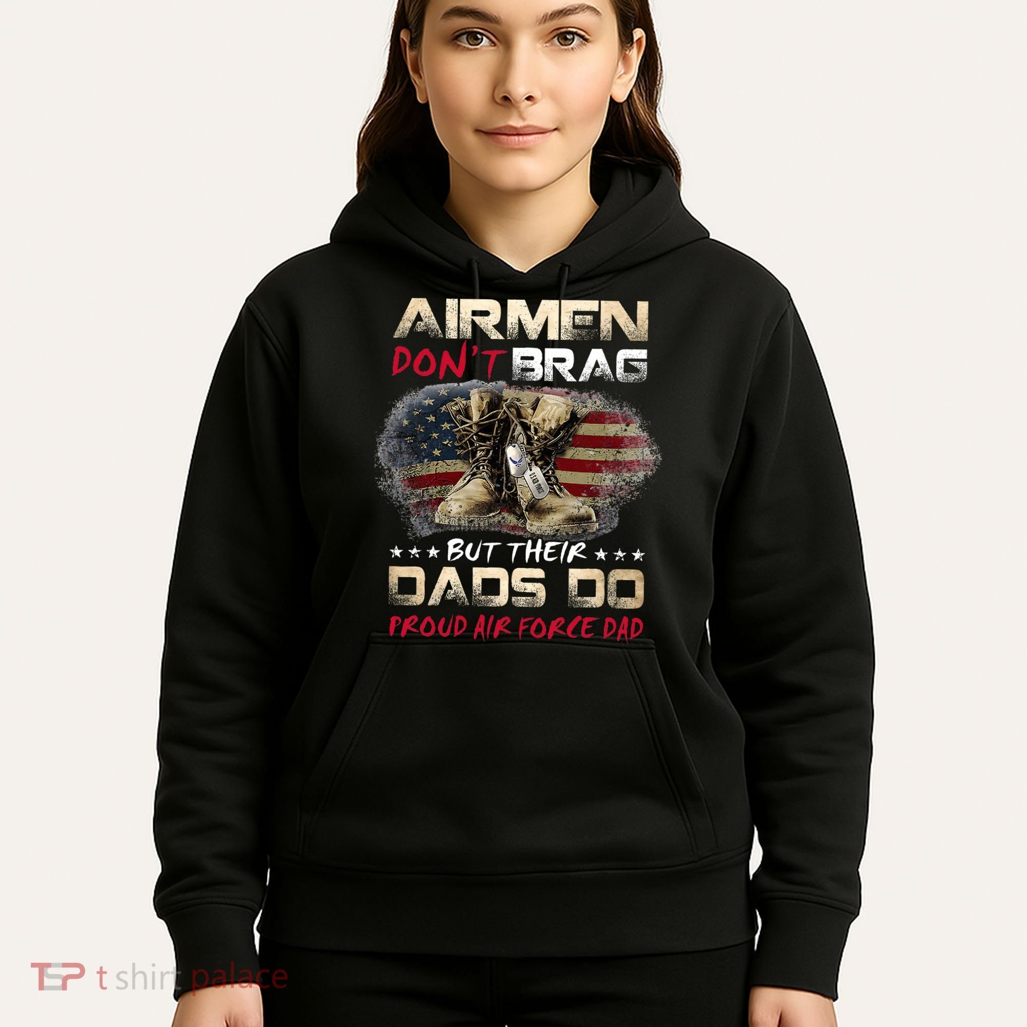 Proud Air Force Dad Air Force Graduation Air Tee Hoodie