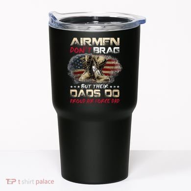 Proud Air Force Dad Air Force Graduation Air Tee Tumbler