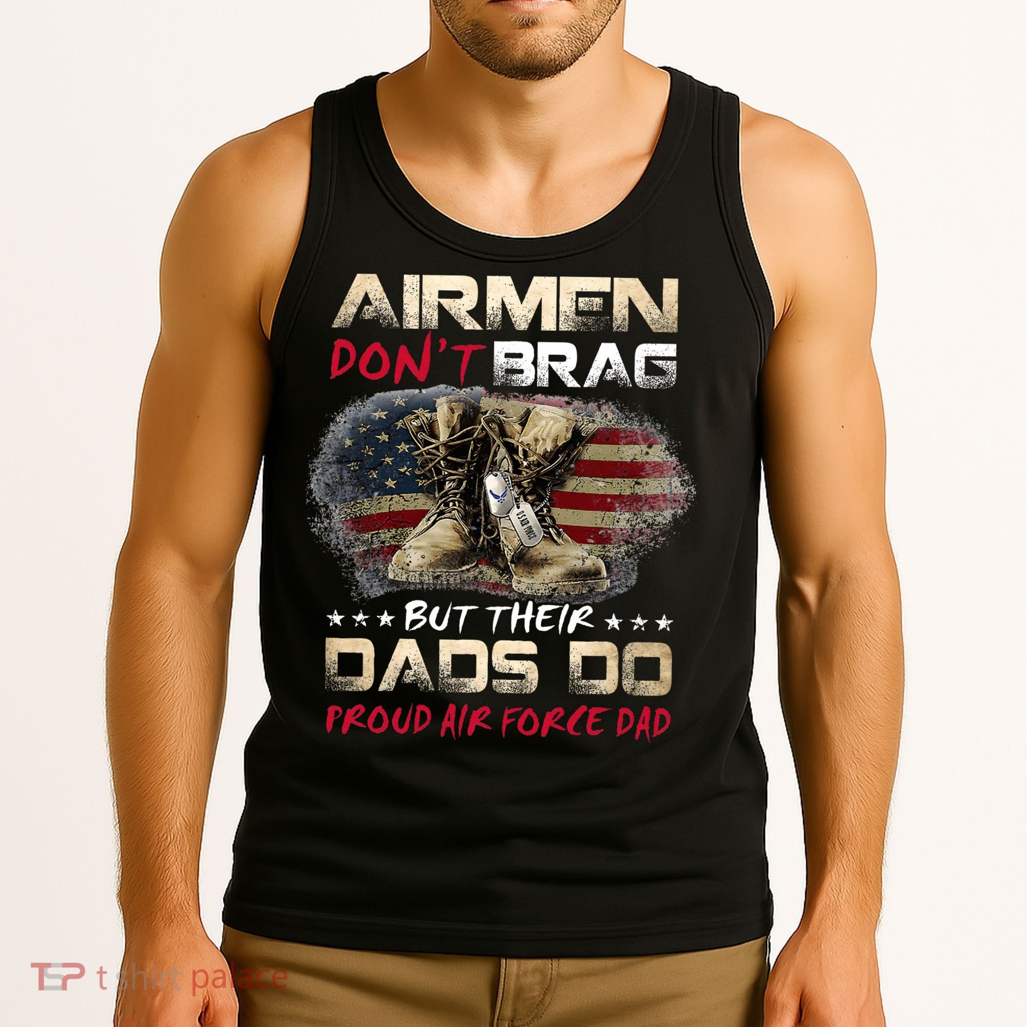 Proud Air Force Dad Air Force Graduation Air Tee Tank Top