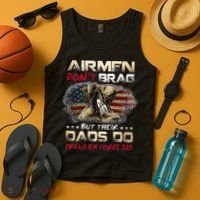 Proud Air Force Dad Air Force Graduation Air Tee Tank Top thumb 4