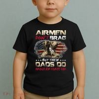 Proud Air Force Dad Air Force Graduation Air Tee Toddler T-Shirt thumb 2