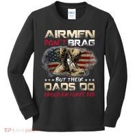 Proud Air Force Dad Air Force Graduation Air Tee Kids Long Sleeve Shirt thumb 0